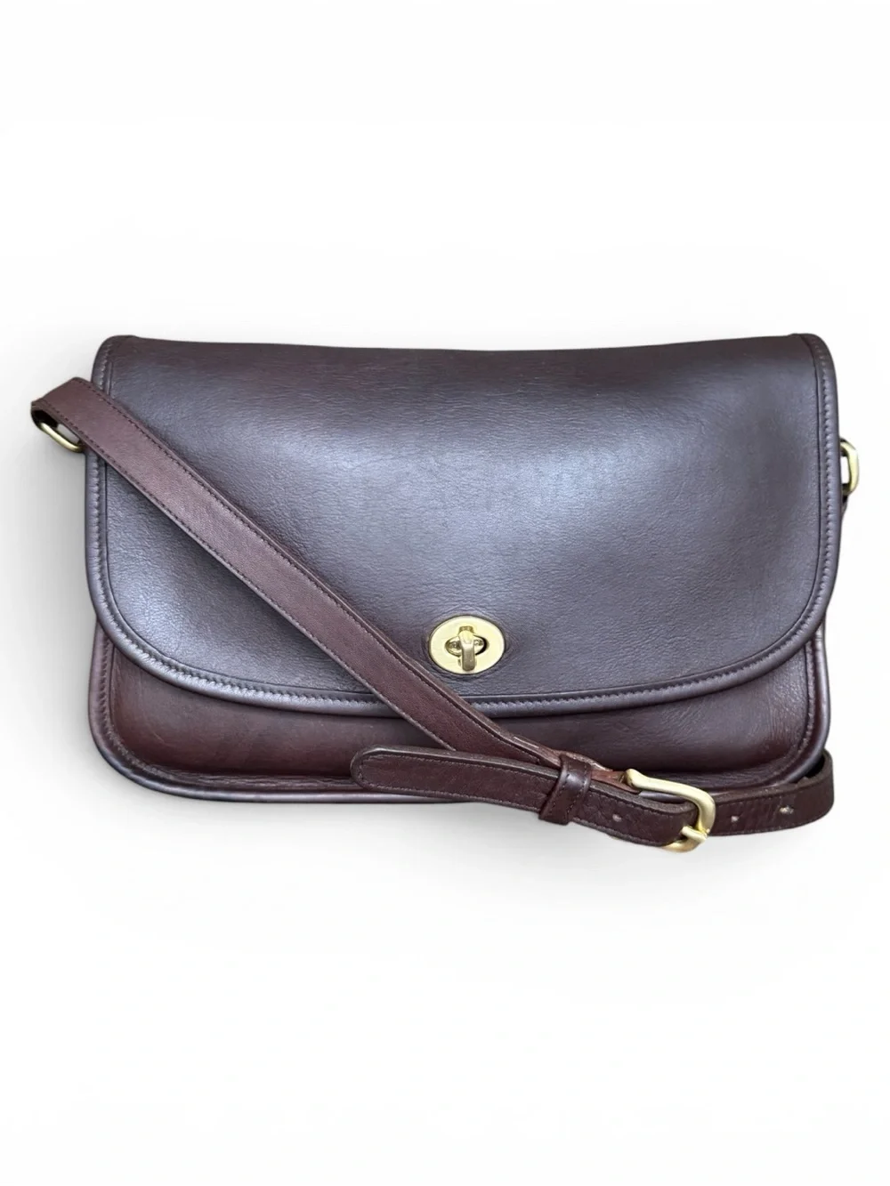 Vintage Coach City Bag 9790 | Mahogany Glovetanned Leather | Pristine Condition